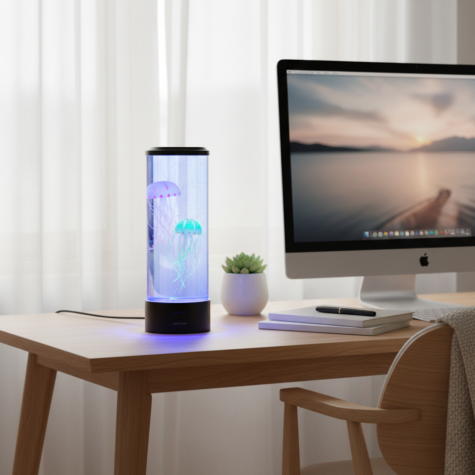 Lampe Méduse – Lampe LED d'Ambiance Relaxante