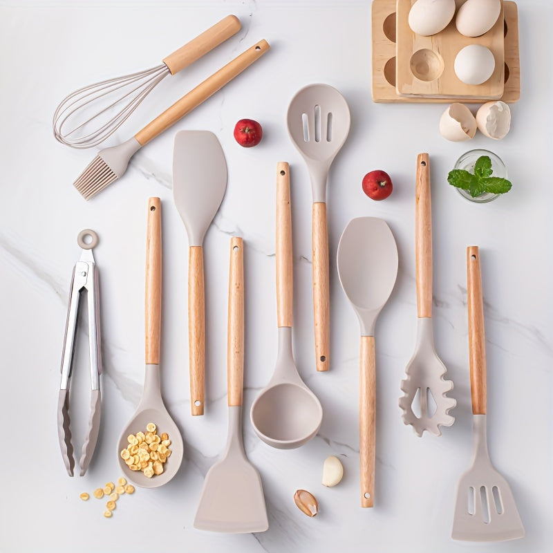 L'Atelier Silicone – Ensemble de Cuisine 12 Pièces Résistant à la Chaleur